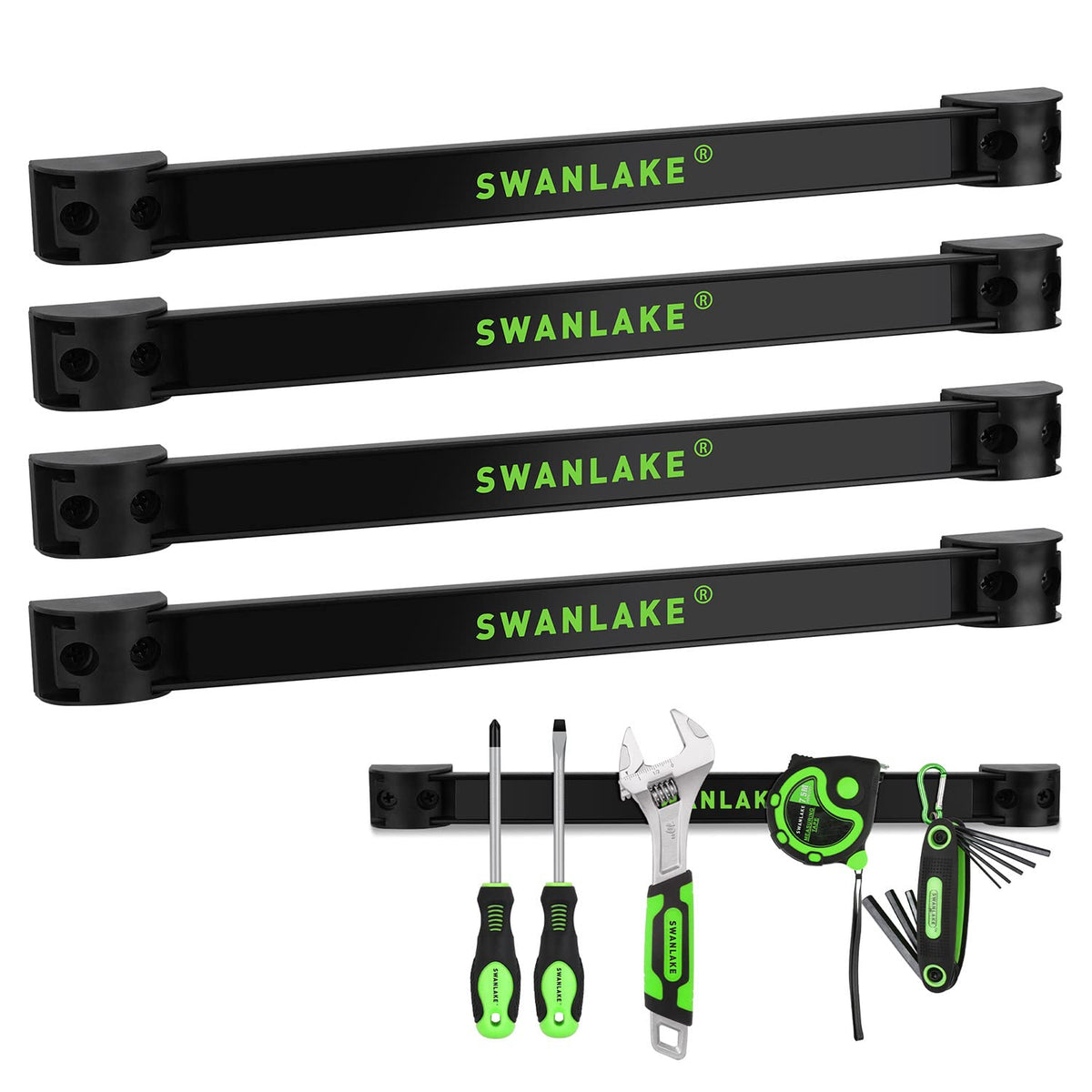 Heavy Duty Garage Storage Hooks, 12-piece Bike Hooks for Garage Wall, Utility Garage Hooks, Wall Mount J Hook for Hanging, Large Metal Storage Organizer Tool, Extension Cord Hanger