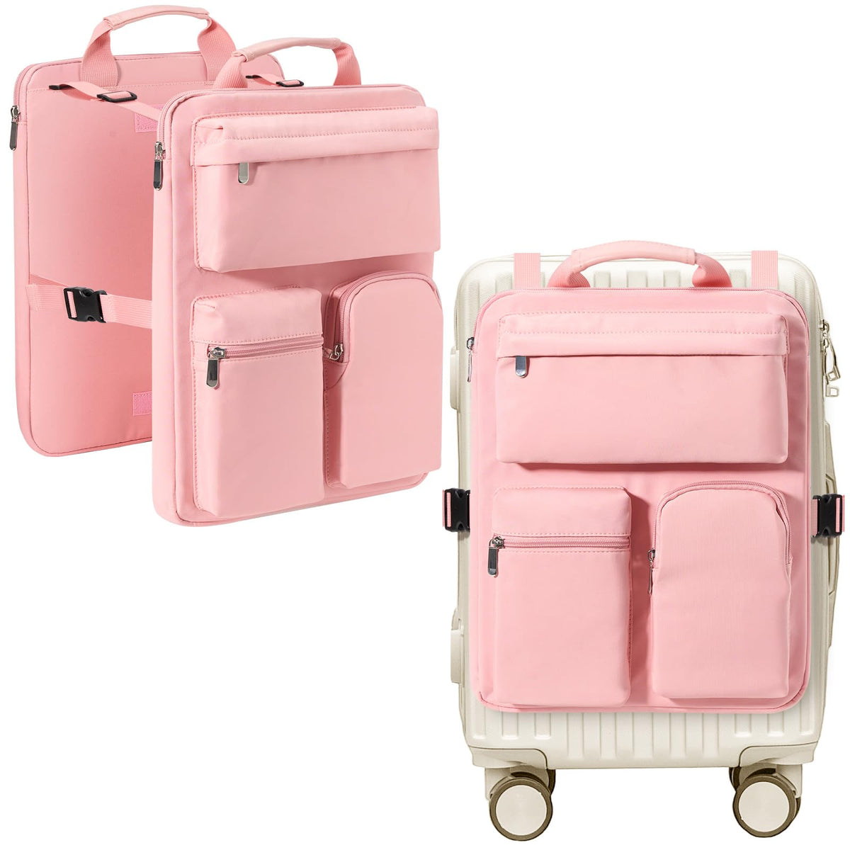 Over Luggage Organizer for Carry On Bag, Suitcase Organizer with Pockets