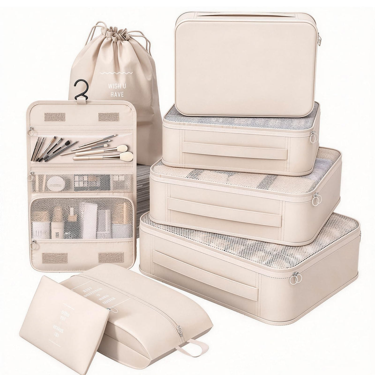 Multi-Piece Luggage Packing Cubes