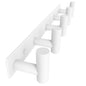VAEHOLD Black Hat and Coat Wall Mount Rack 5 Hooks for Robes, Bags, Keys, and Towels Bathroom Towel Hanger Organizer (1 Pack)