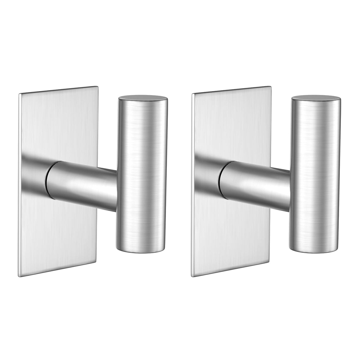 VAEHOLD Wall Towel Hooks, Heavy Duty Sticky Holder Waterproof Towel Hooks for Hanging Coat, Clothes, Closet Hook Wall Mount for Kitchen (Gold, 4 Pack)