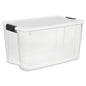 Sterilite Ultra Latch Box with Lids for Home and Office, 70 Quart, 4-Pack