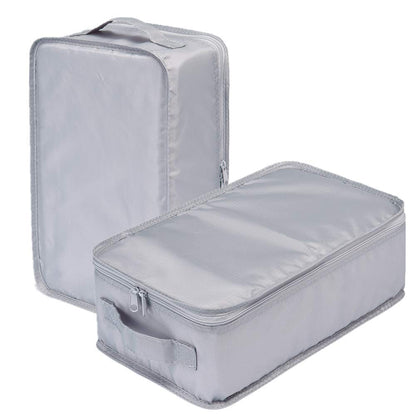 Travel Shoe Bags, Foldable Waterproof Shoe Puches Organizer-Double Layer (Multi-colored4)