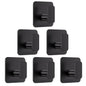 Aikzik Black Hooks for Hanging Heavy Duty, Adhesive Hooks for Shower, Bathroom, Kitchen, Robe, Towel, Coat, Waterproof & Rustproof Hook for Walls No Damage, Sticky Wall Towel Hooks - 4 Pack