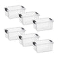Superio 13.7 Quart Clear Plastic Storage Bin with Lid, Stackable Organizer Box, BPA-Free Storage Container for Home, Garage, School & Office, 1 Pack