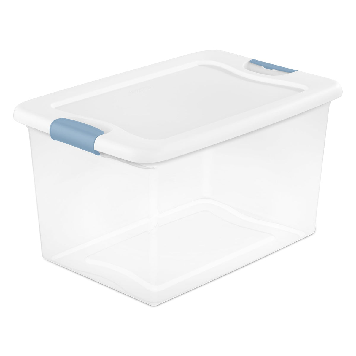Sterilite Wheeled Latching Box w/ Lids for Home & Office, 56 Quart, 4-Pack