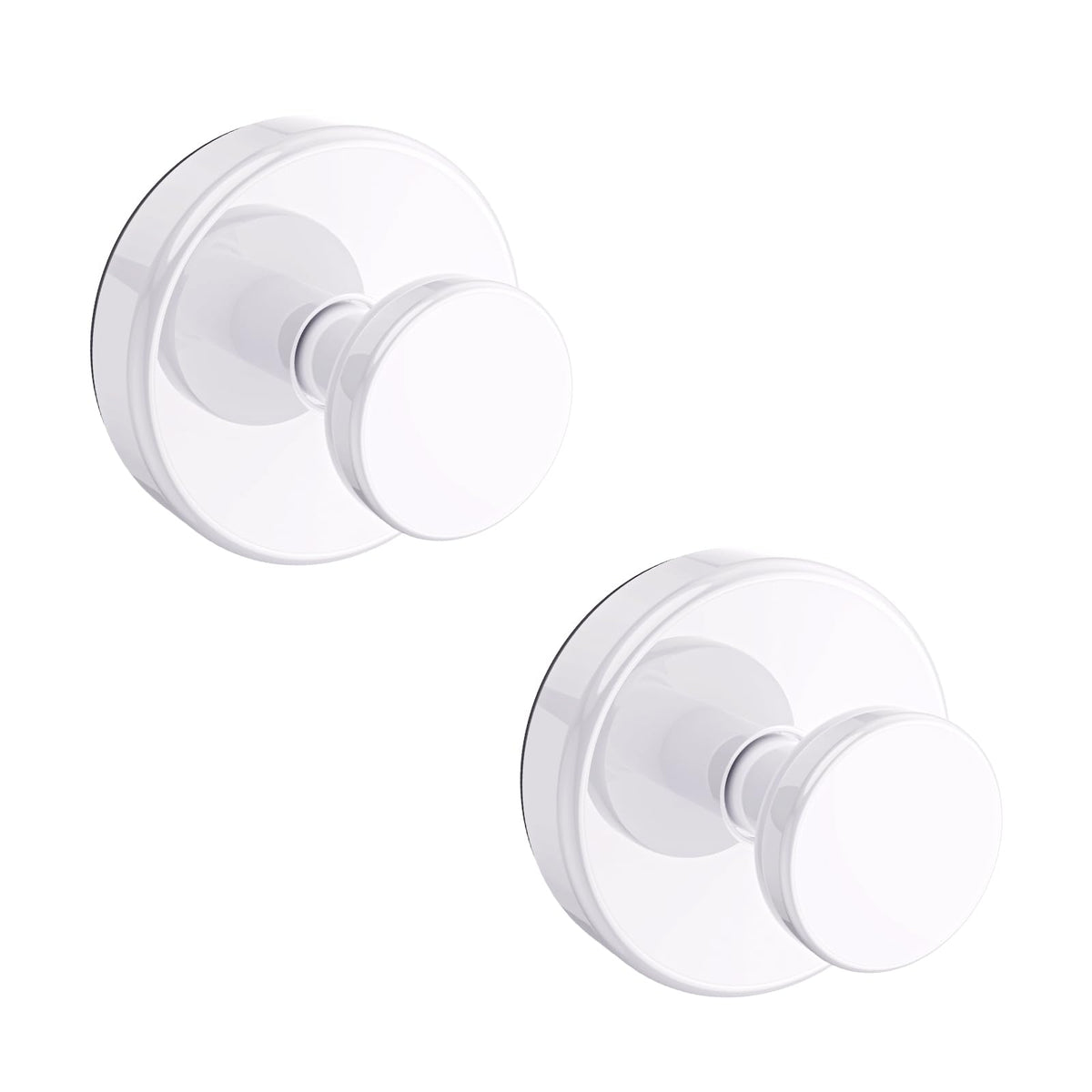 Suction Cup Hooks for Shower, Removable Towel Hooks for Bathroom Window Glass Door Wall, Bath Robe Looafh Hook for Hanging - 4 Pack, Black