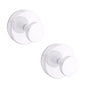Suction Cup Hooks for Shower, Removable Towel Hooks for Bathroom Window Glass Door Wall, Bath Robe Looafh Hook for Hanging - 4 Pack, Black