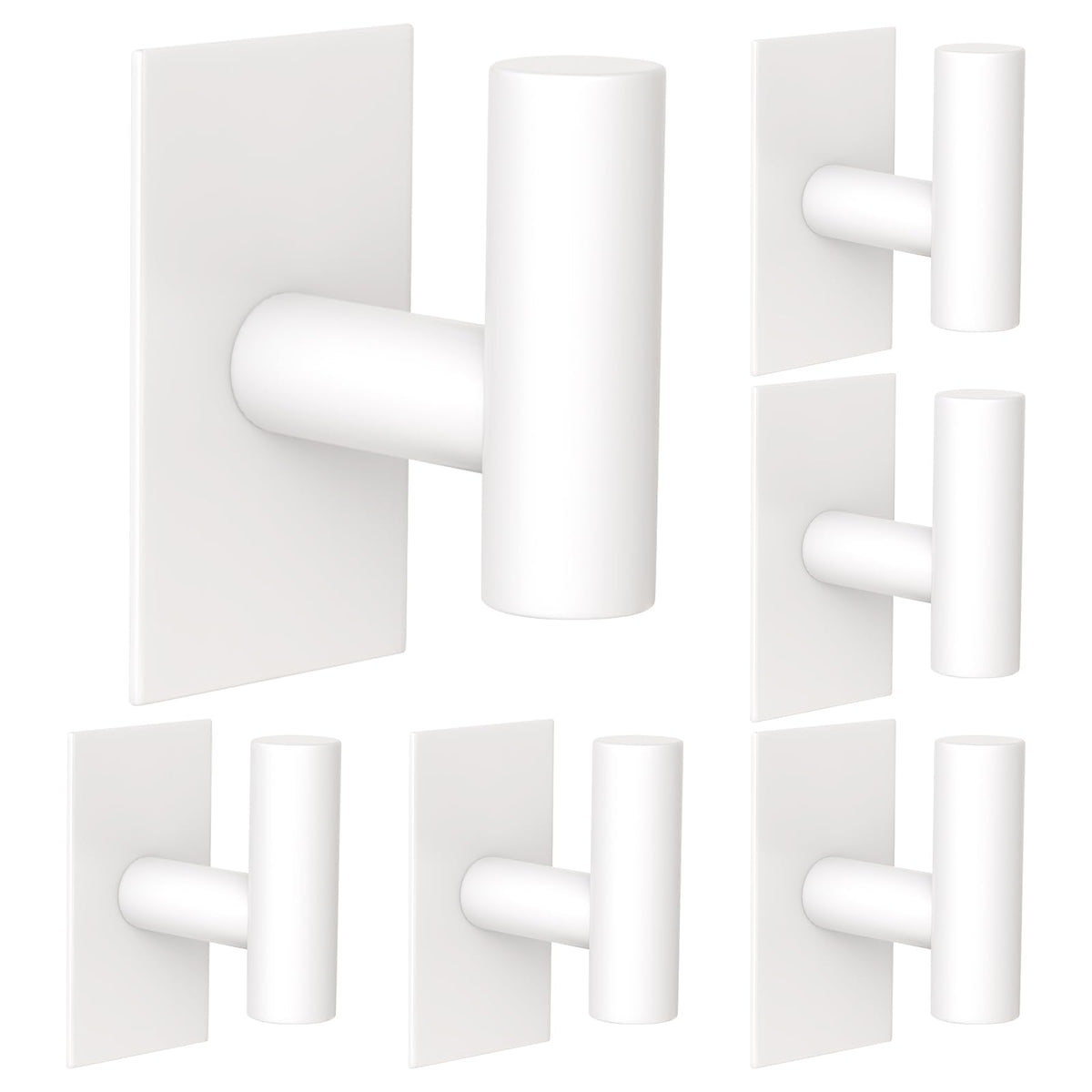 VAEHOLD Wall Towel Hooks, Heavy Duty Sticky Holder Waterproof Towel Hooks for Hanging Coat, Clothes, Closet Hook Wall Mount for Kitchen (Gold, 4 Pack)