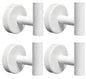 Towel Hooks Bathroom Coat Robe Wall Hook Heavy Duty Door Hanger Towel Robe Clothes Cabinet Closet Sponges Rack for Bathroom Bedroom Kitchen Hotel Pool 4 Packs Black(Drilling Installation)