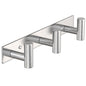 VAEHOLD Black Hat and Coat Wall Mount Rack 5 Hooks for Robes, Bags, Keys, and Towels Bathroom Towel Hanger Organizer (1 Pack)
