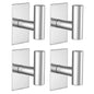 VAEHOLD Wall Towel Hooks, Heavy Duty Sticky Holder Waterproof Towel Hooks for Hanging Coat, Clothes, Closet Hook Wall Mount for Kitchen (Gold, 4 Pack)