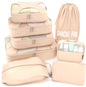 Shacke 5 Set Packing Cubes for Travel with Laundry Bag (Green Grass)