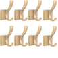 TOFIIGREM Black Towel Hooks Coat Hooks for Wall, Hand Towel Holder Robe Hook for Bathroom, Entryway Hat Hooks for Hanging Coat Towels Keys Hats (6 Pack)