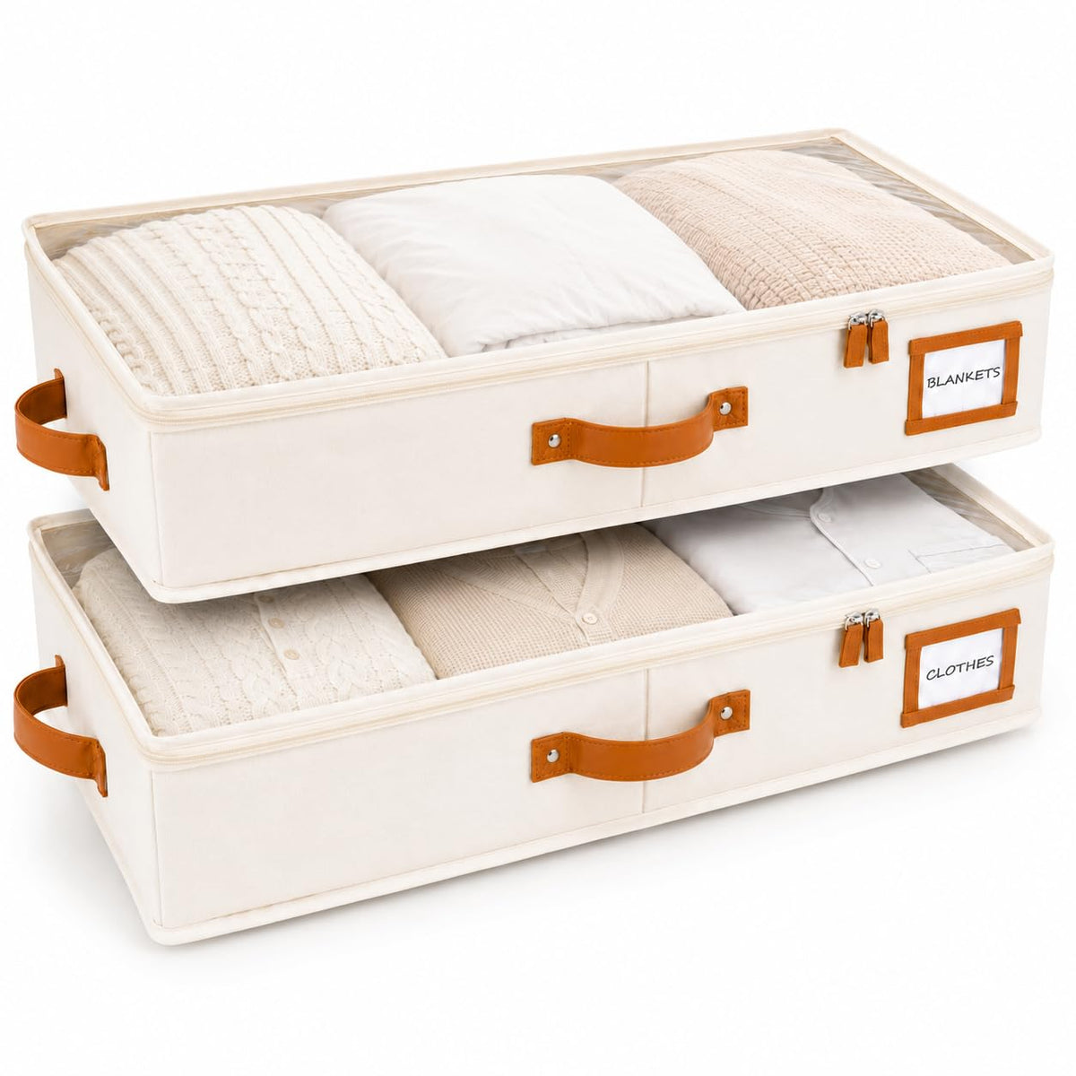 HOMELUX THEORY Under Bed Storage, Low Profile 2pc with Lid, Black