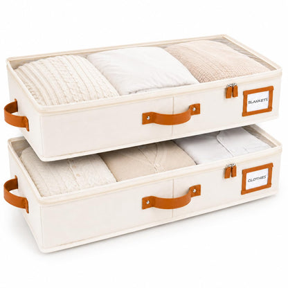 HOMELUX THEORY Under Bed Storage, Low Profile 2pc with Lid, Black