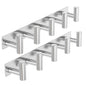 VAEHOLD Black Hat and Coat Wall Mount Rack 5 Hooks for Robes, Bags, Keys, and Towels Bathroom Towel Hanger Organizer (1 Pack)