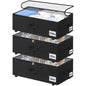 Under Bed Storage with Wheels, 2-Pack 10" Height XXL 75L Rolling Storage Bins, Quick Assembly Underbed Shoe Storage Containers with Clear Lid & Label, Dorm Under Bed Drawers for Clothes, Shoes, Black