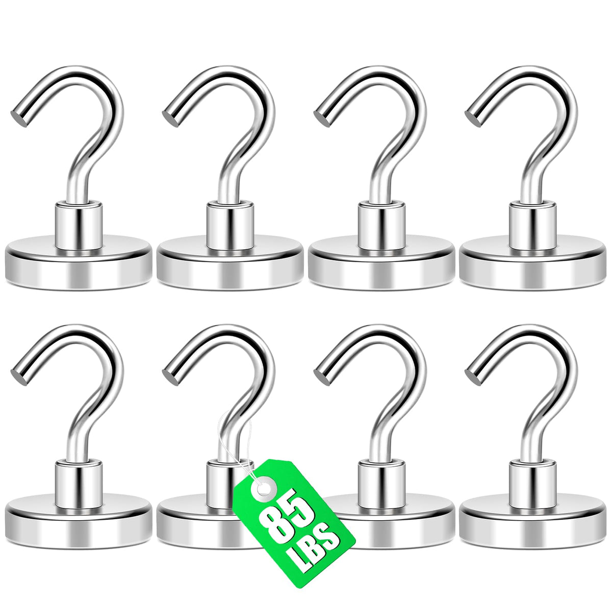 MIKEDE 85LBS+ Magnetic Hooks, Strong Cruise Cabin Ship Essentials Black