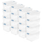 Sterilite Wheeled Latching Box w/ Lids for Home & Office, 56 Quart, 4-Pack