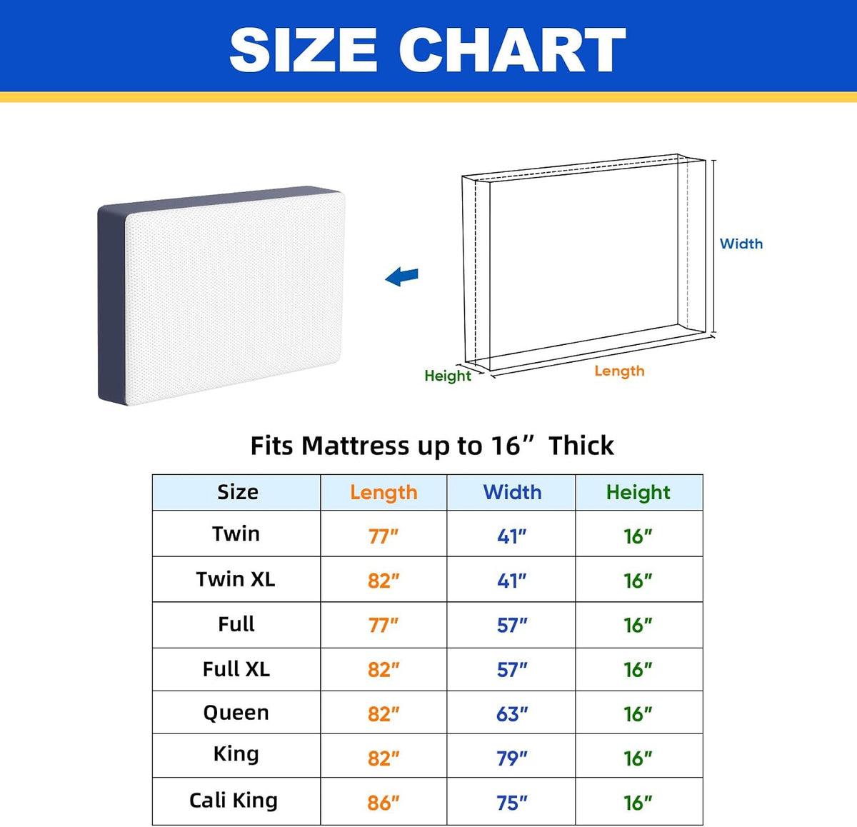 TICONN Mattress Bags for Moving, Heavy Duty Mattress Cover Storage Bag