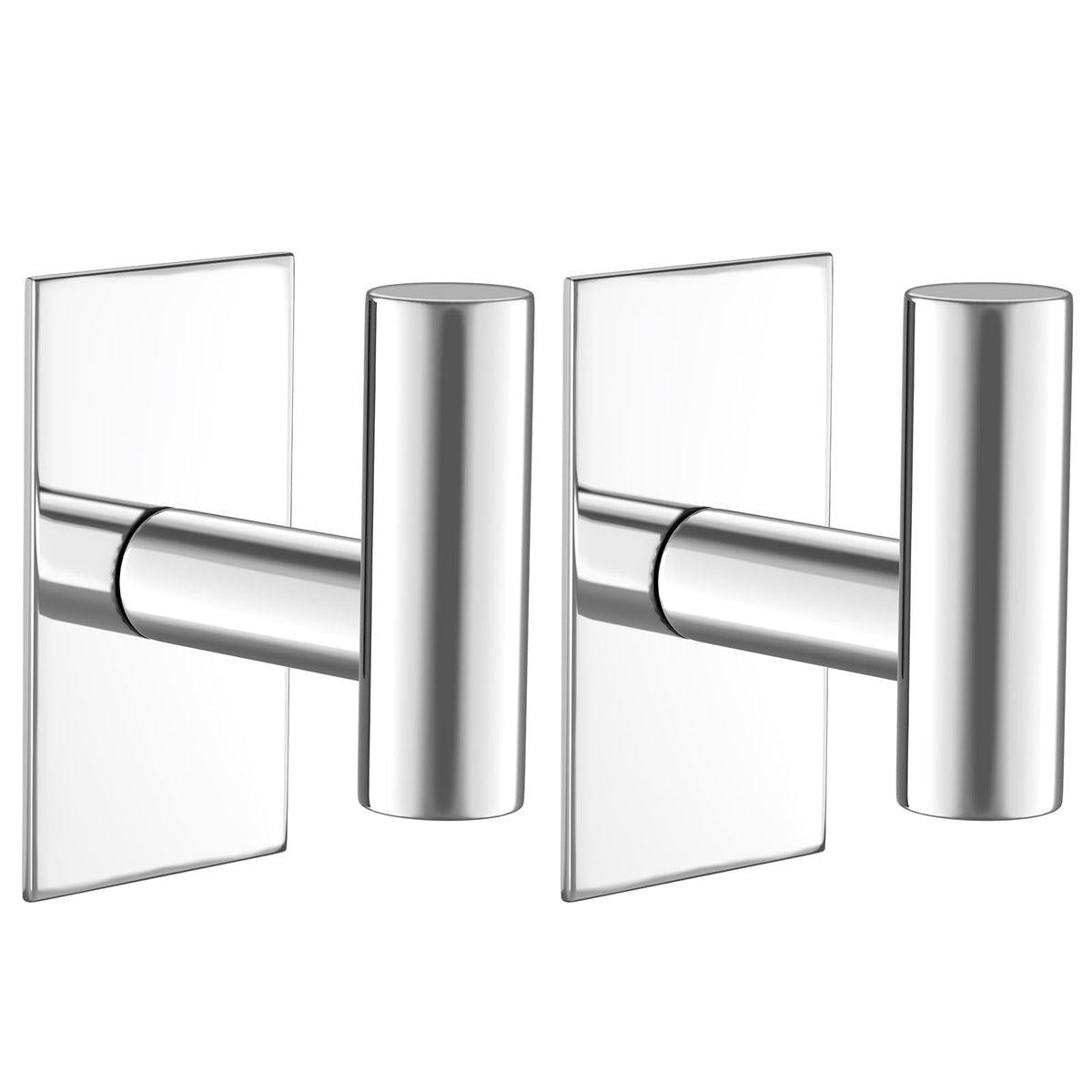 VAEHOLD Wall Towel Hooks, Heavy Duty Sticky Holder Waterproof Towel Hooks for Hanging Coat, Clothes, Closet Hook Wall Mount for Kitchen (Gold, 4 Pack)
