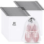 20 Pack Shoe Bags for Travel, Clear Travel Shoe Bags for Packing Waterproof
