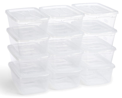 Rubbermaid 68 Quart Under the Bed Low Profile Storage Boxes with Dual Hinged Lids and Easy Rolling Caster Wheels, Clear, 2 Pack