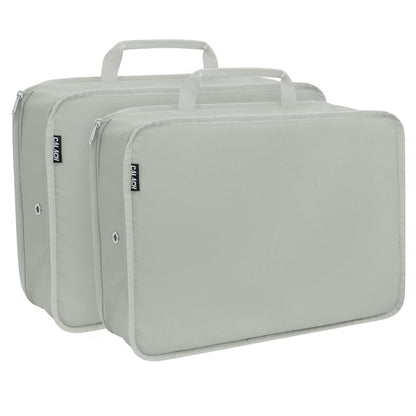 Compression Packing Cubes Travel Packing Suitcase Organizer Bags, Beige