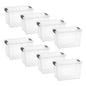 Superio 13.7 Quart Clear Plastic Storage Bin with Lid, Stackable Organizer Box, BPA-Free Storage Container for Home, Garage, School & Office, 1 Pack