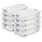 Sterilite Latching Box with Lids for Home and Office, 32 Quart, 6-Pack