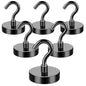 MIKEDE 85LBS+ Magnetic Hooks, Strong Cruise Cabin Ship Essentials Black