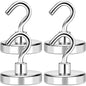 MIKEDE 85LBS+ Magnetic Hooks, Strong Cruise Cabin Ship Essentials Black