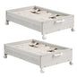 Wooden Under Bed Storage Drawer with Wheels for Space-Saving Storage