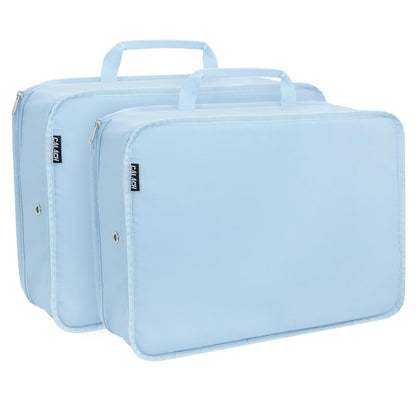 Compression Packing Cubes Travel Packing Suitcase Organizer Bags, Beige