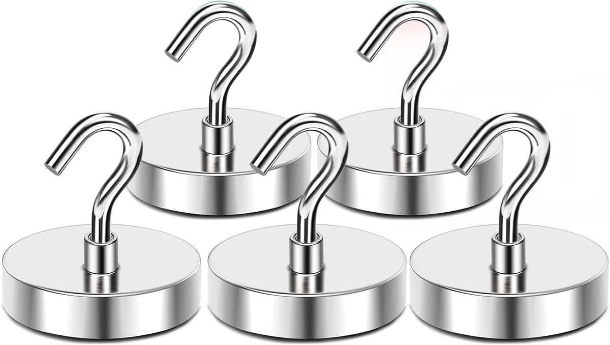 MIKEDE 85LBS+ Magnetic Hooks, Strong Cruise Cabin Ship Essentials Black