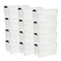 Sterilite Ultra Latch Box with Lids for Home and Office, 70 Quart, 4-Pack