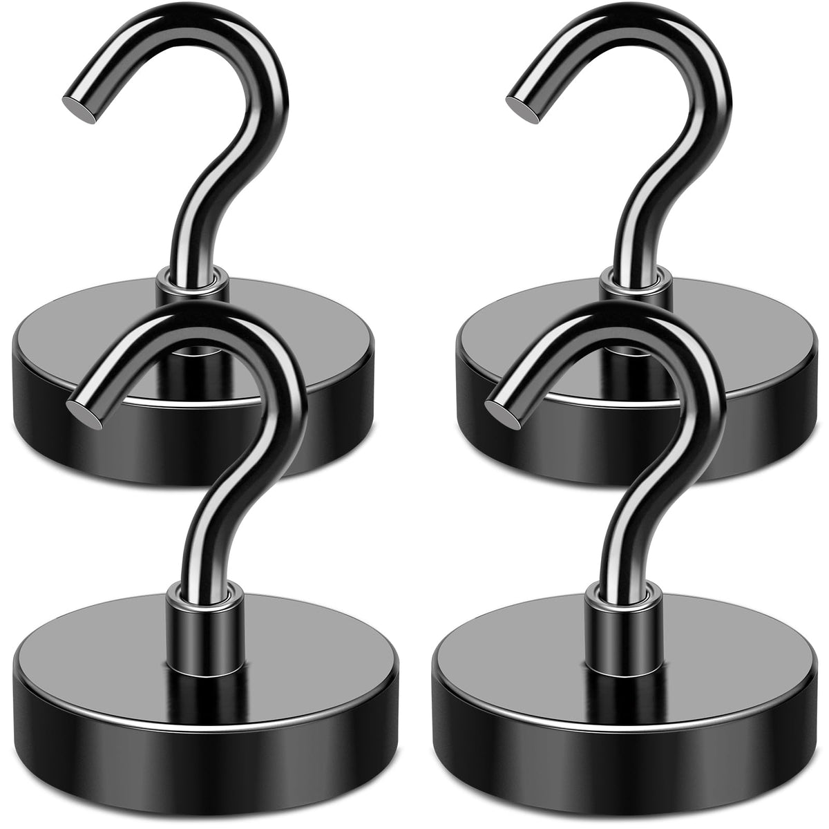 MIKEDE 85LBS+ Magnetic Hooks, Strong Cruise Cabin Ship Essentials Black