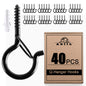 ADIIL Q Hanger Ceiling Screw Hooks for Hanging Outdoor String Light, Plants