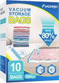 Fygrip 80% Space Saver Vacuum Storage Bags with Hand Pump, 10 Medium