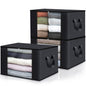 Fab totes 6 Pack Storage Bags for Clothes Blanket Storage Bins with Lids