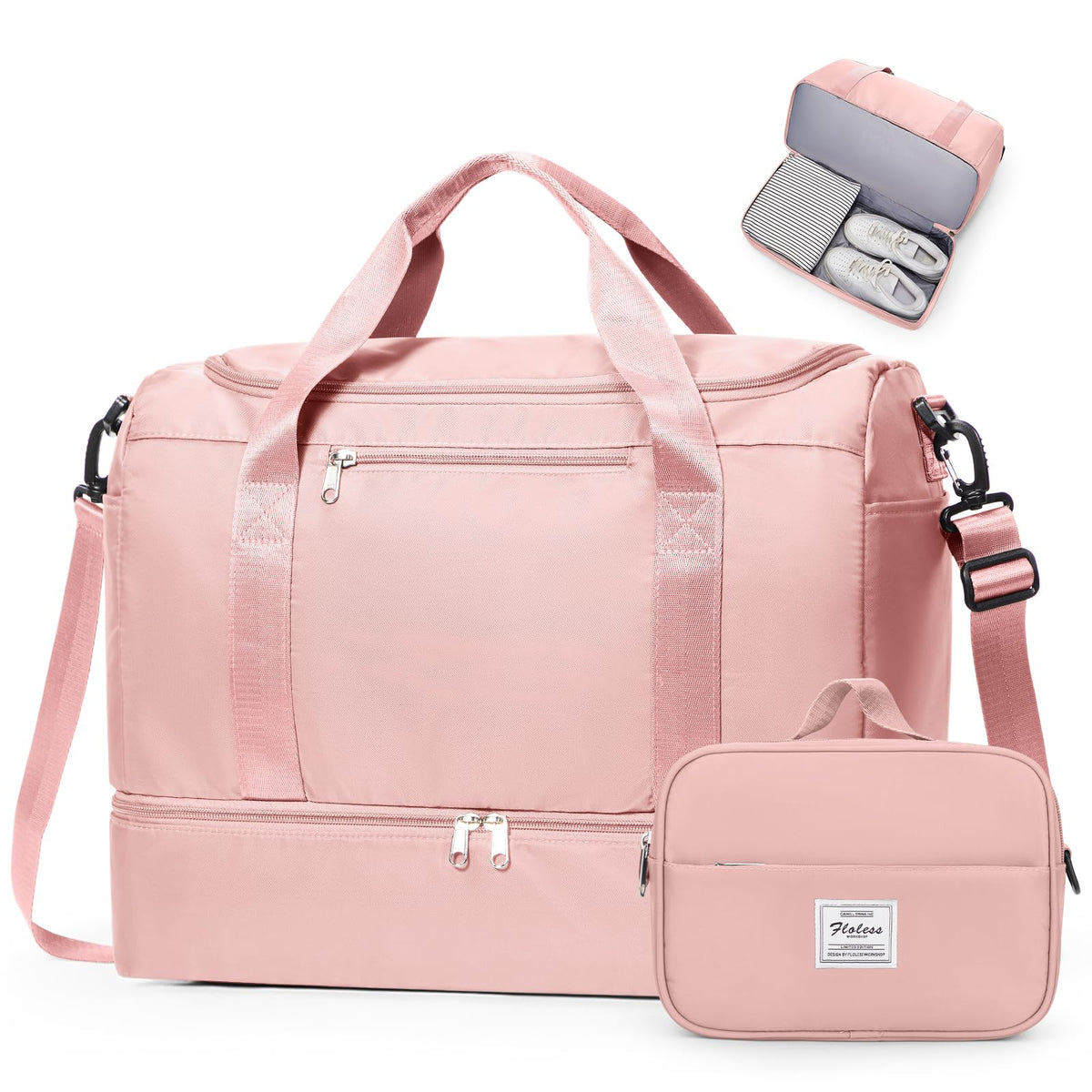 Extra Large Travel Duffel Bag, Carry-On Weekender Bags for Women Travel