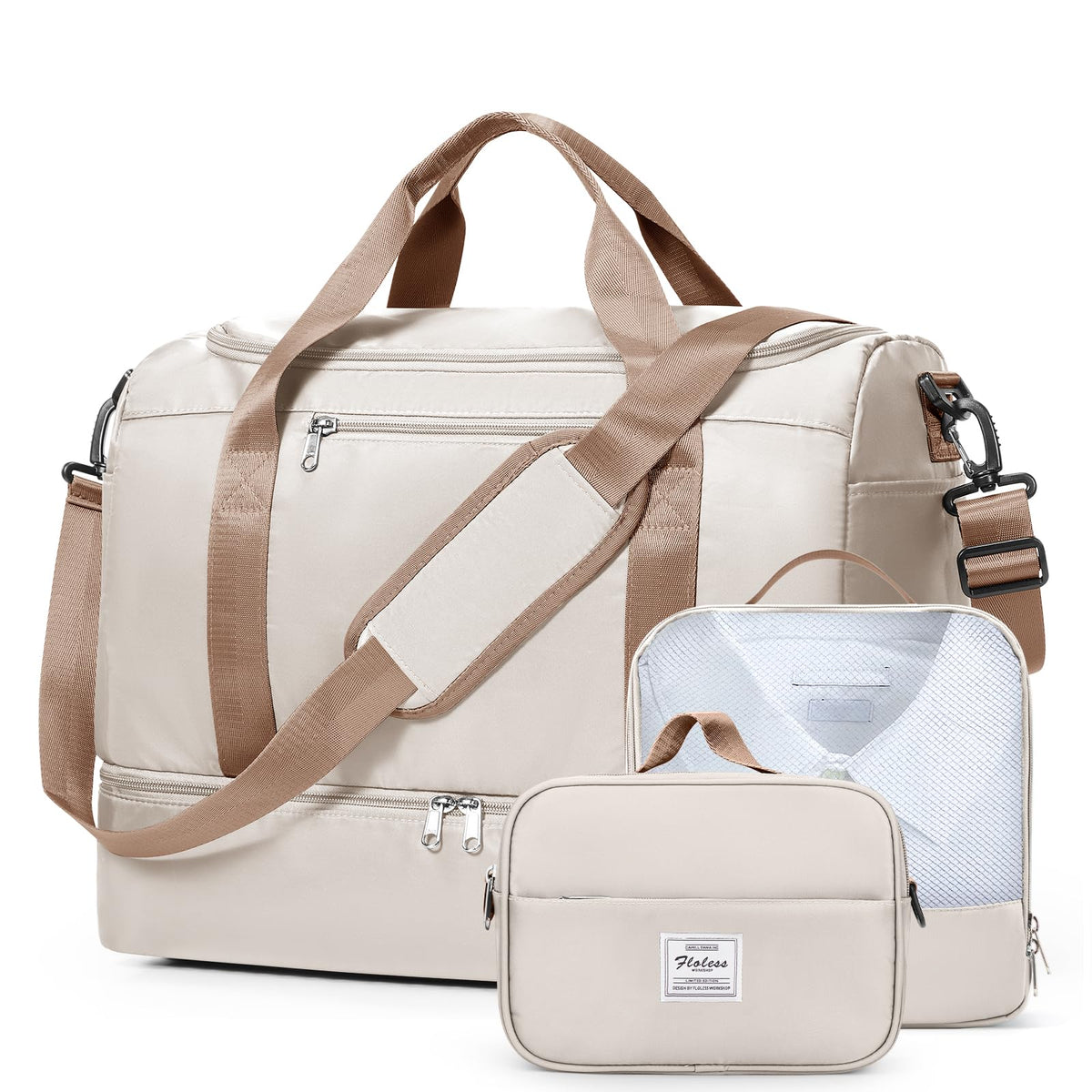 Extra Large Travel Duffel Bag, Carry-On Weekender Bags for Women Travel