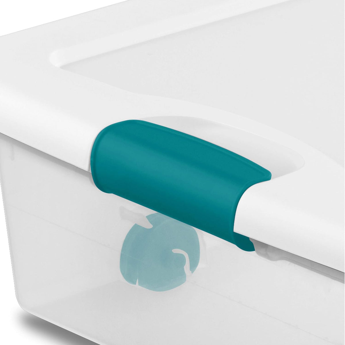 Sterilite Wheeled Latching Box w/ Lids for Home & Office, 56 Quart, 4-Pack