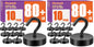 Neosmuk Magnetic Hooks Steel Tube Design for Cruise,80lb+ Black,10 Pack