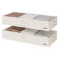 StorageWorks 6 Inch Low Profile Under Bed Storage Containers with Clear Lid