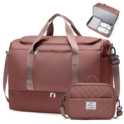 Extra Large Travel Duffel Bag, Carry-On Weekender Bags for Women Travel