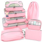 Shacke 5 Set Packing Cubes for Travel with Laundry Bag (Green Grass)