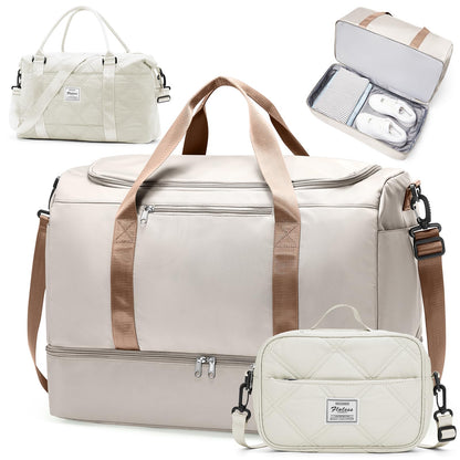 Extra Large Travel Duffel Bag, Carry-On Weekender Bags for Women Travel