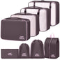 Packing Cubes for Travel - 8 Set Luggage Organizer Bags for Family, Mesh Breathable Packing Cubes for Suitcases Durable Travel Essentials Bags Set